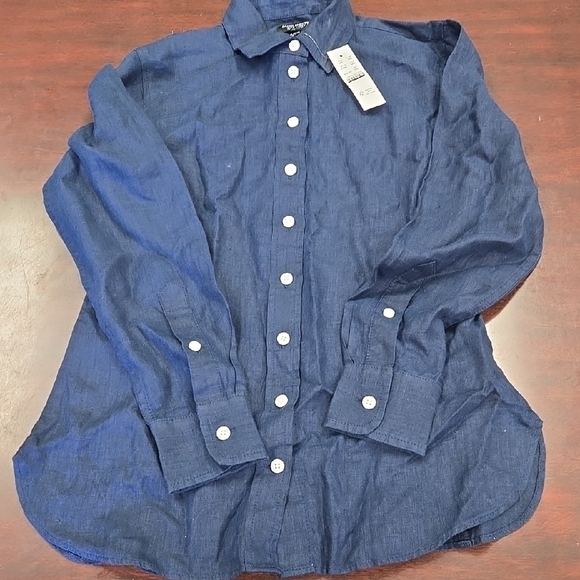 NWT Baird Mcnutt Irish Linen Shirt 00P - Picture 1 of 3